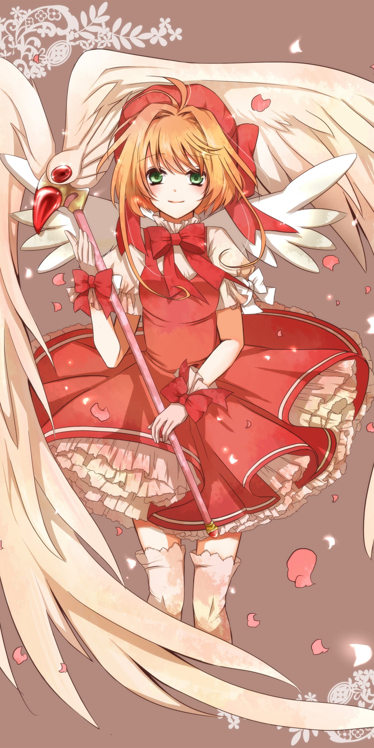 《魔卡少女樱》木之本樱,真正的萌王,动漫全面屏壁纸分享