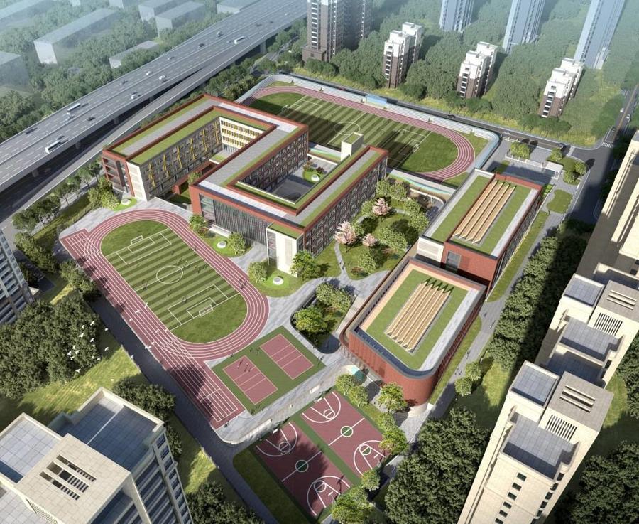 这所九年一贯制学校新建成这样了!