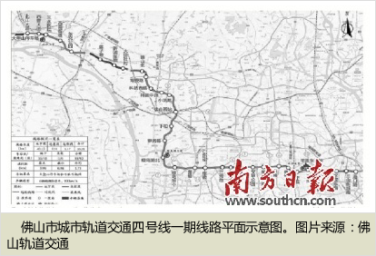 佛山地铁四号线获批建设