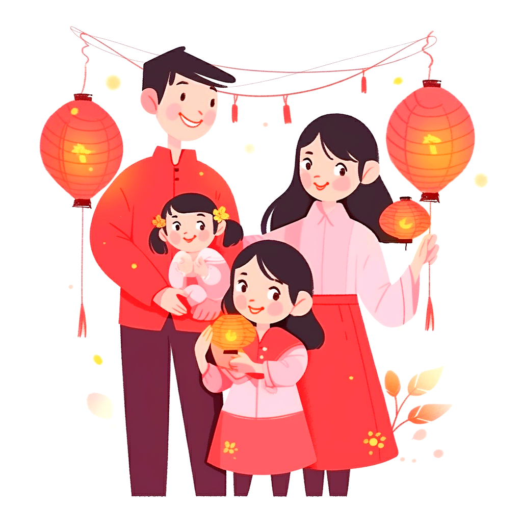 这幅亲子插画头像,以光影的变幻捕捉温馨瞬间,在有限的画面中深深体现