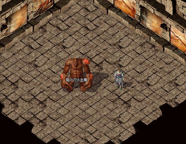 热血传奇:最难找到却最热门的暗之boss——暗之双头血魔