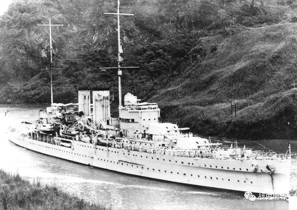 第二水雷战队旗舰"神通"号轻巡洋舰的航迹(中)