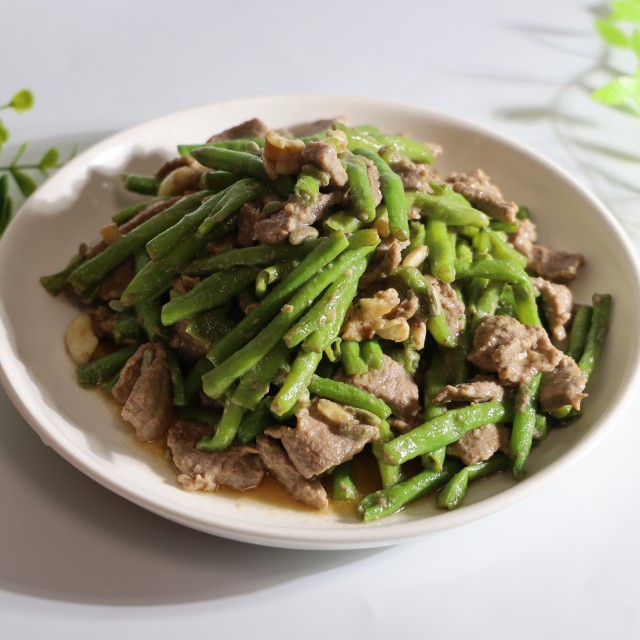 牛肉炒豆角,做法简单,家常味道