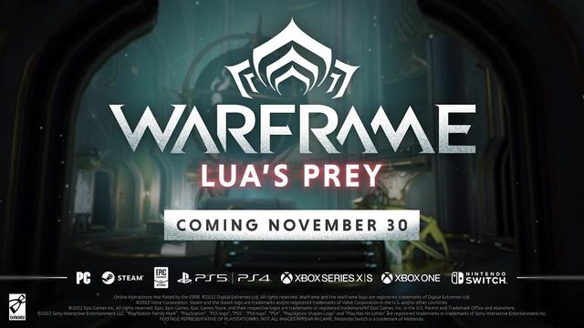 《星际战甲》"月之猎物"预告 12月1日上线