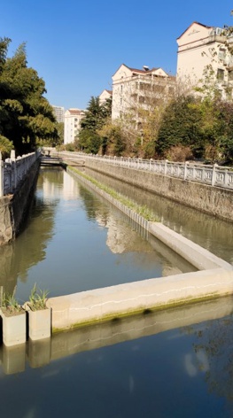 泰州市城市水利活水采用拓扑心导流墙技术改善水环境