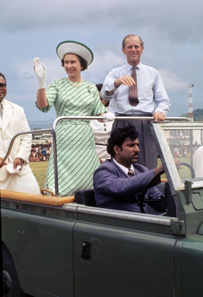 1977年英国女王伊丽莎白二世登基25周年,又称银禧(silver jubilee)
