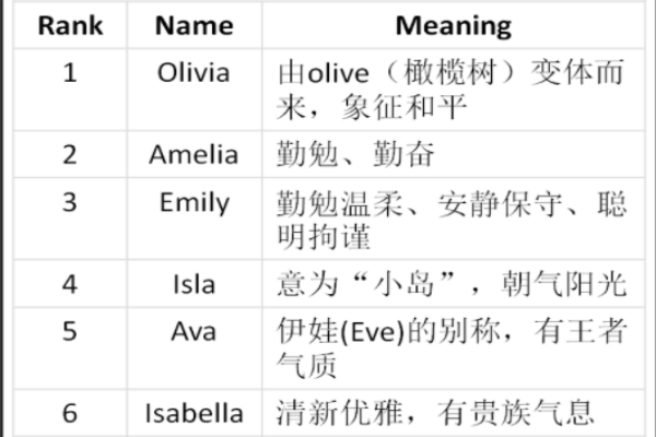 michelle英文名字寓意