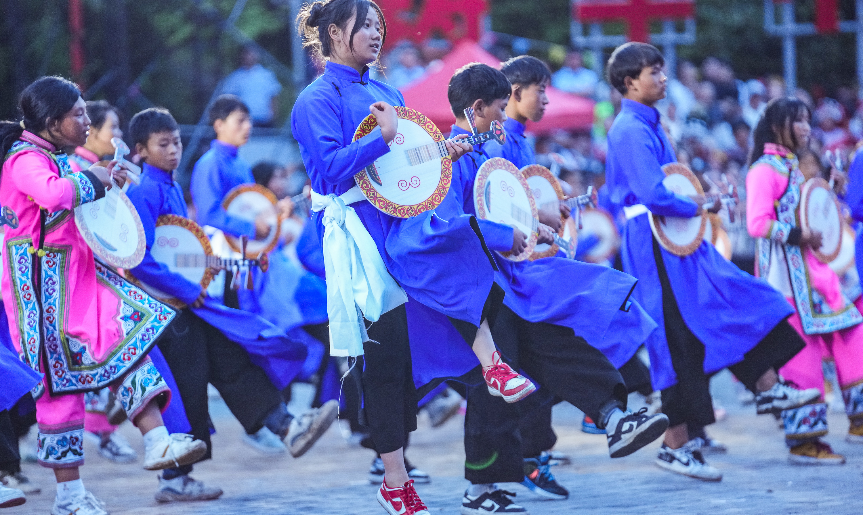 (社会)贵州威宁:彝族群众欢度火把节