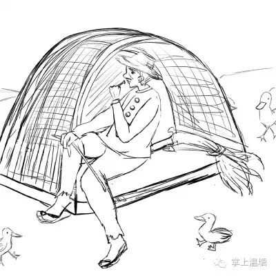 儿时农村的鸭棚子