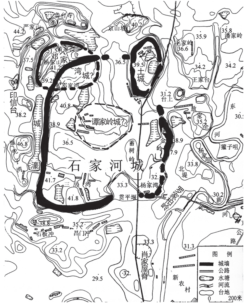 屈家岭文化地图图片