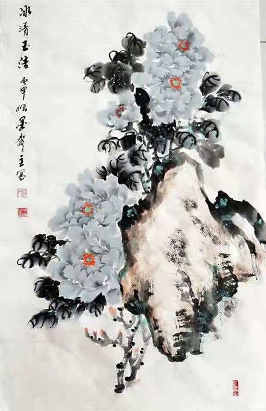 当代著名画家赵炳南国画作品欣赏