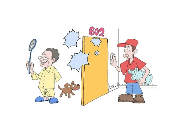 敲门声怎么形容