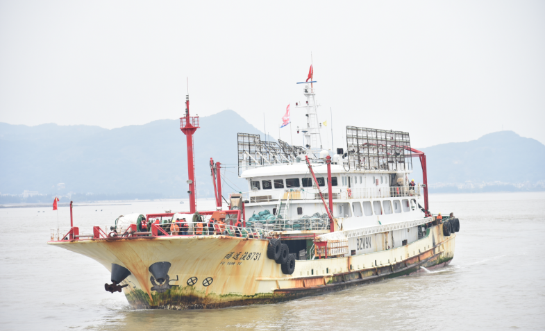 福州国家远洋渔业基地首批远洋渔获上岸