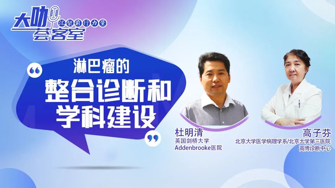 高子芬,杜明清教授:中外视角解读淋巴瘤诊断及学科建设优化之路