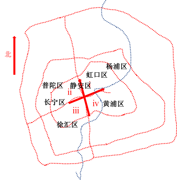 上海高架地图图片