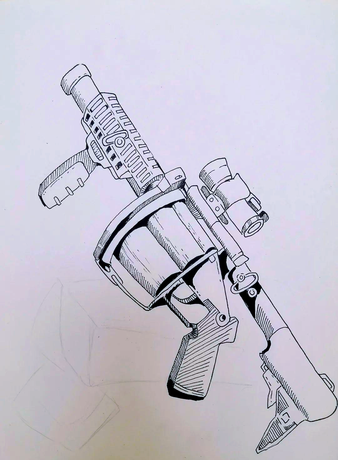 榴弹机枪与写生课程:从军事到艺术的跨界探索