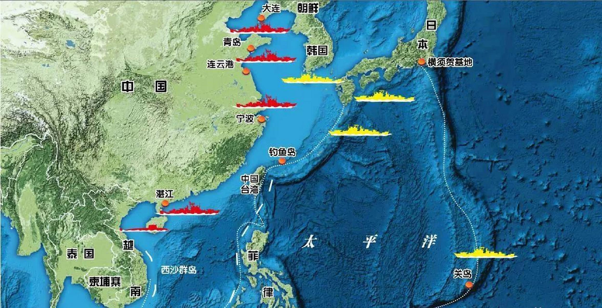 这样就保证台海战争中台湾武器供应问题,如果这样,到时就算三艘航母