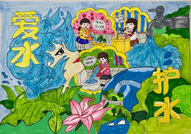 烟台水文绘画大赛优秀作品展示