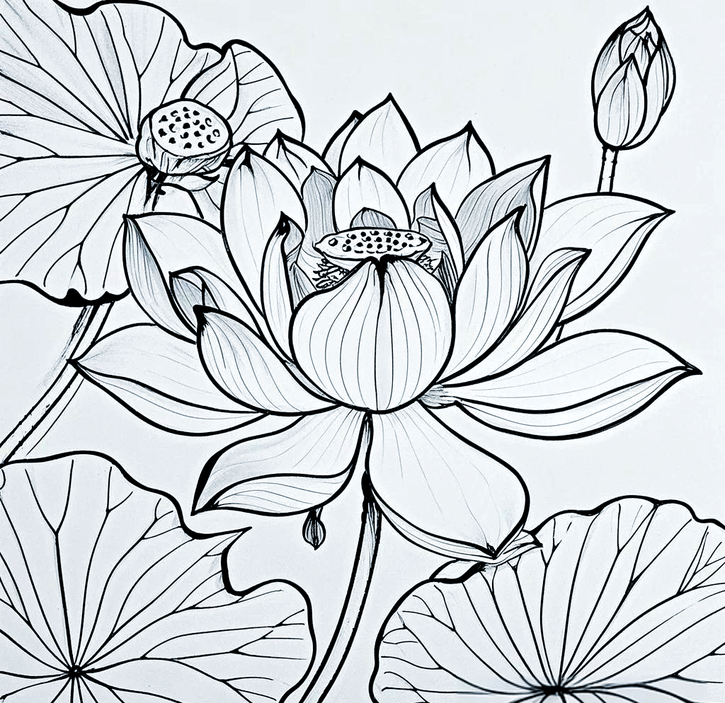 荷花简笔画教程:从基本技巧到高级绘制,值得一试!