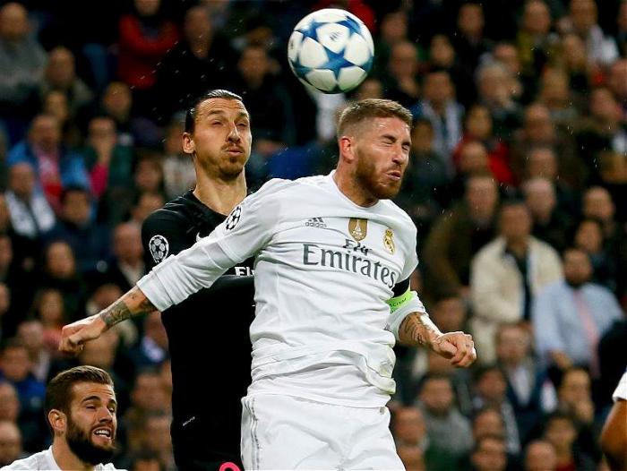 德转评欧冠历史红牌最多阵容:拉莫斯伊布领衔,11人吃34张红牌