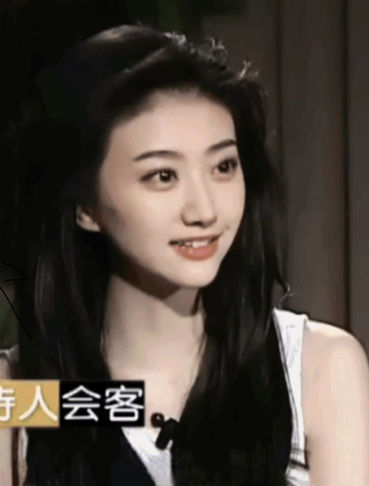 景甜早期采访图太美了吧