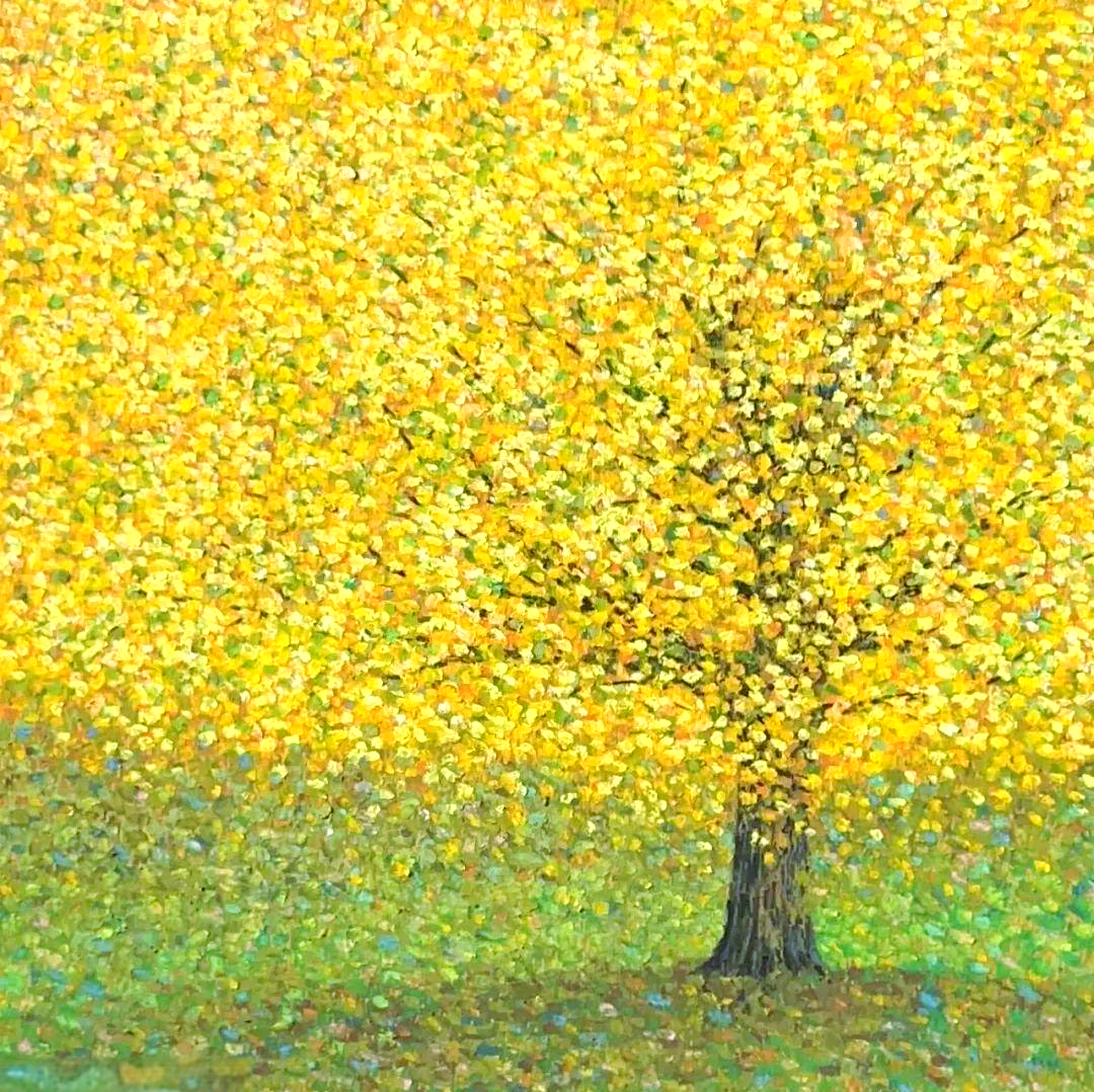 蜡笔绘制的点画艺术,展现多样美感!