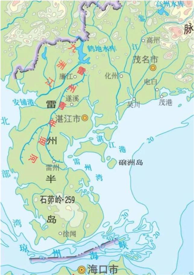 雷州半岛青年运河图片