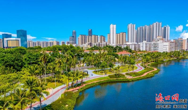 观光游玩好去处!海口市红城湖公园景色宜人「图」