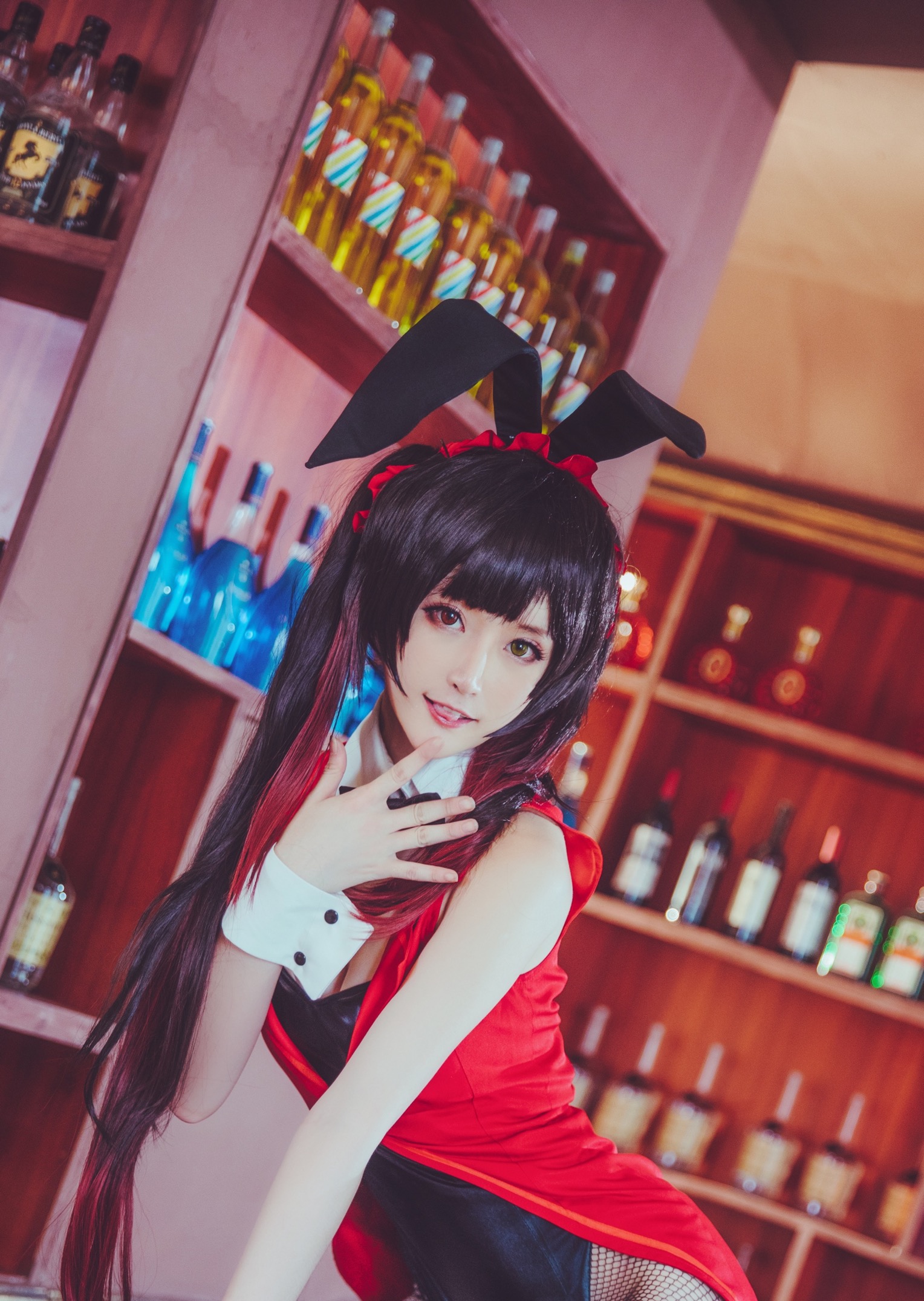 二次元cos - 约会大作战·时崎狂三·兔女郎@yui金鱼