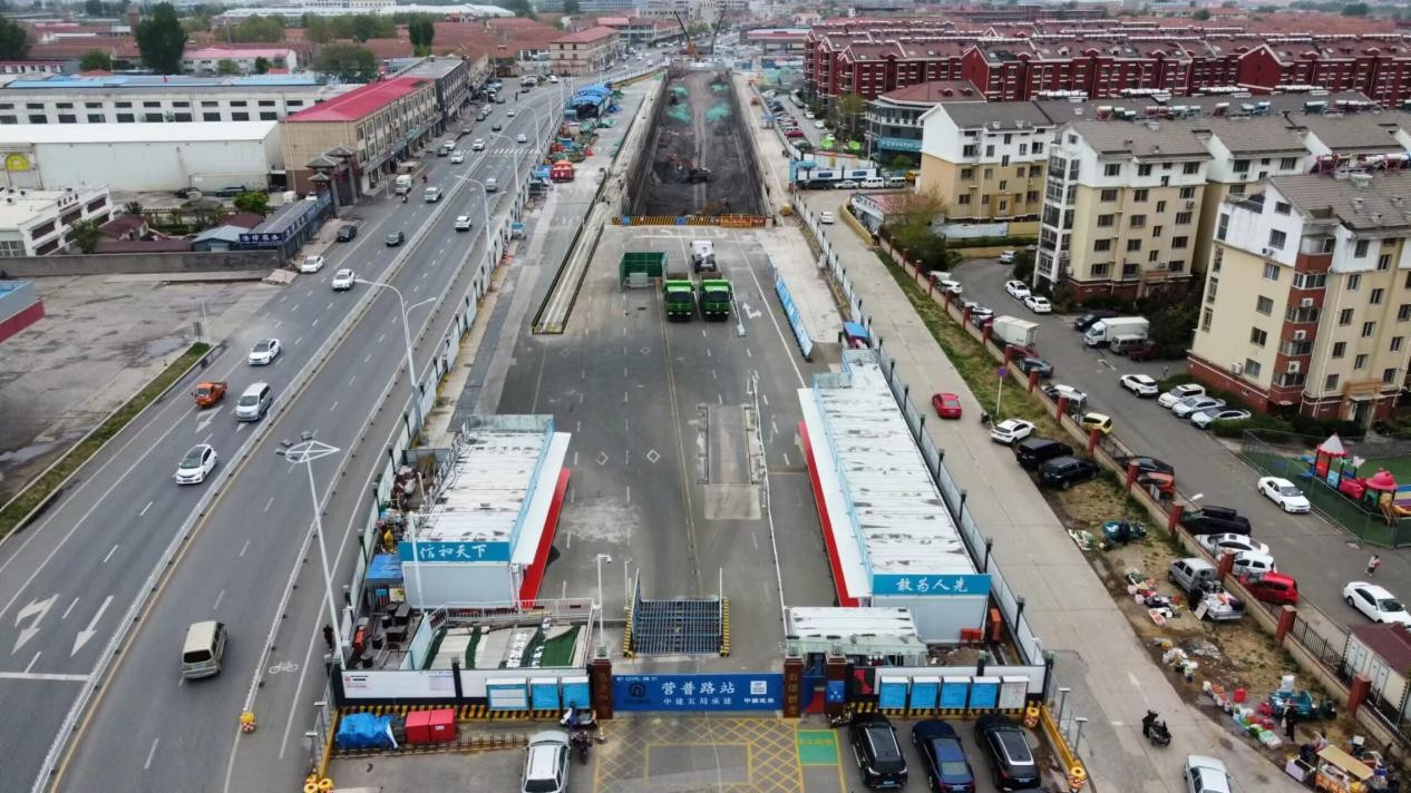 青岛地铁7号线二期首个装配式车站基坑开挖见底