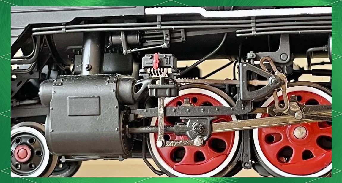 前进型蒸汽机车模型外观细节全方位赏析