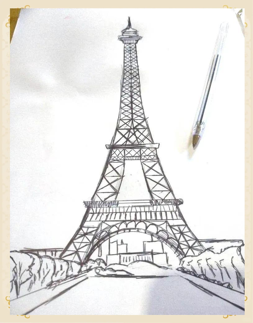 欣赏画师笔下的埃菲尔铁塔:独特魅力与多样艺术,令人拍案叫绝!