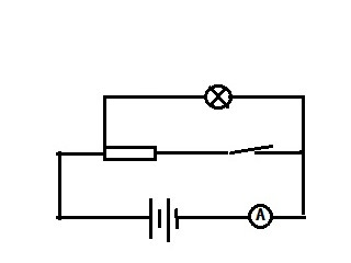 滑動變阻器電路圖畫法