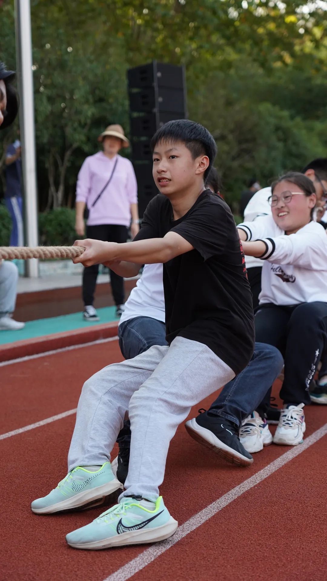 南京市滨江中学第14届体育节暨第30届秋季师生运动会开幕了!