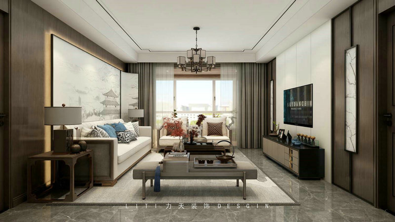 翰林国际 192平方米 新中式风