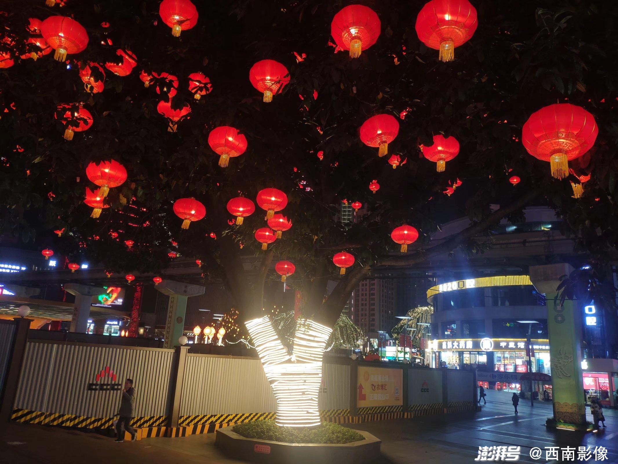 张灯结彩图片 大街图片