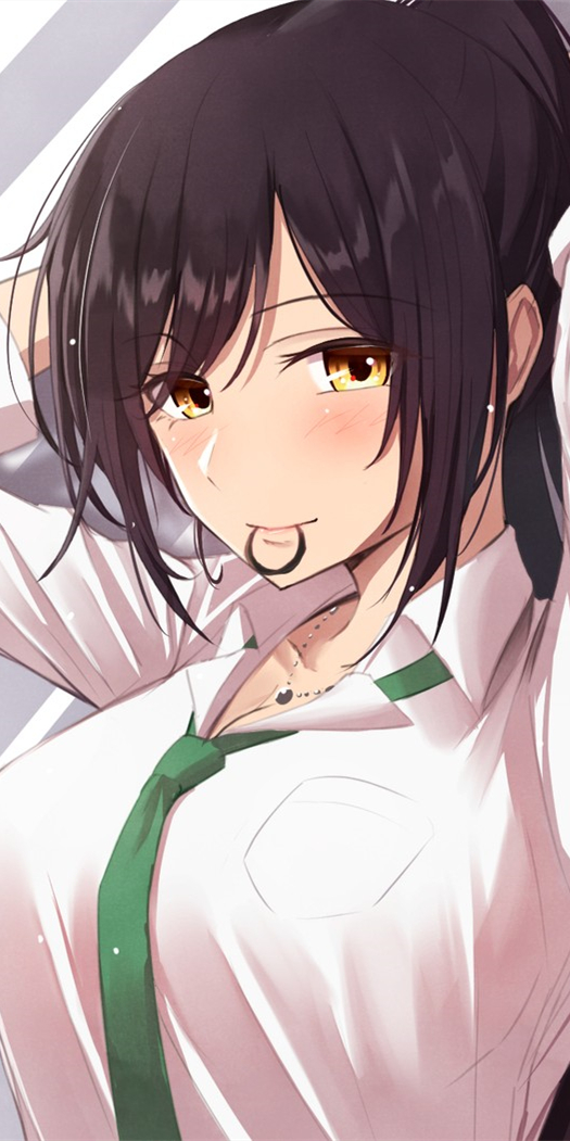 《偶像大师 shiny colors》白瀬咲耶,动漫全面屏壁纸