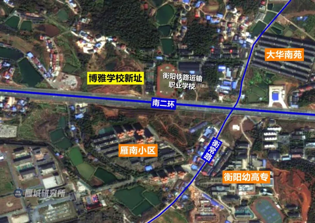 衡阳博雅学校异地扩建调规