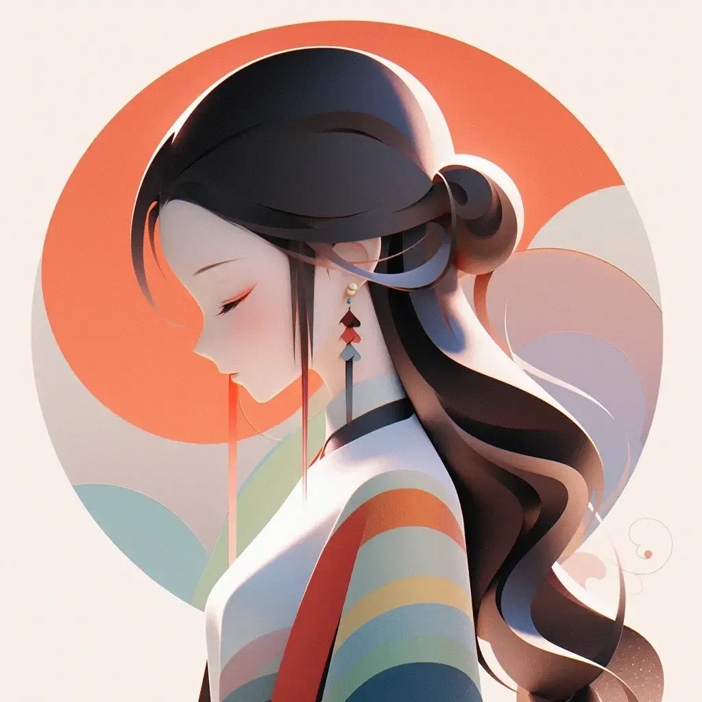 头像分享,国风人物的中式美,彰显个性独特