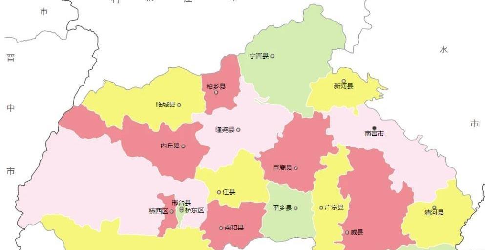 河北省邢台市各县地图图片