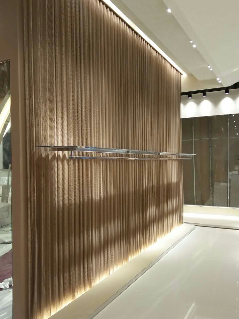 金属隔断屏风装饰网式样效果图大全15131283600