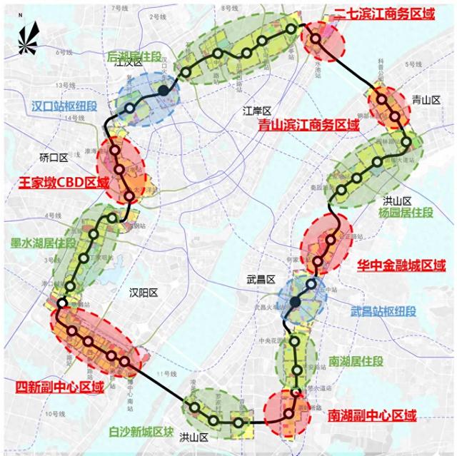 武汉地铁12号线规划图图片