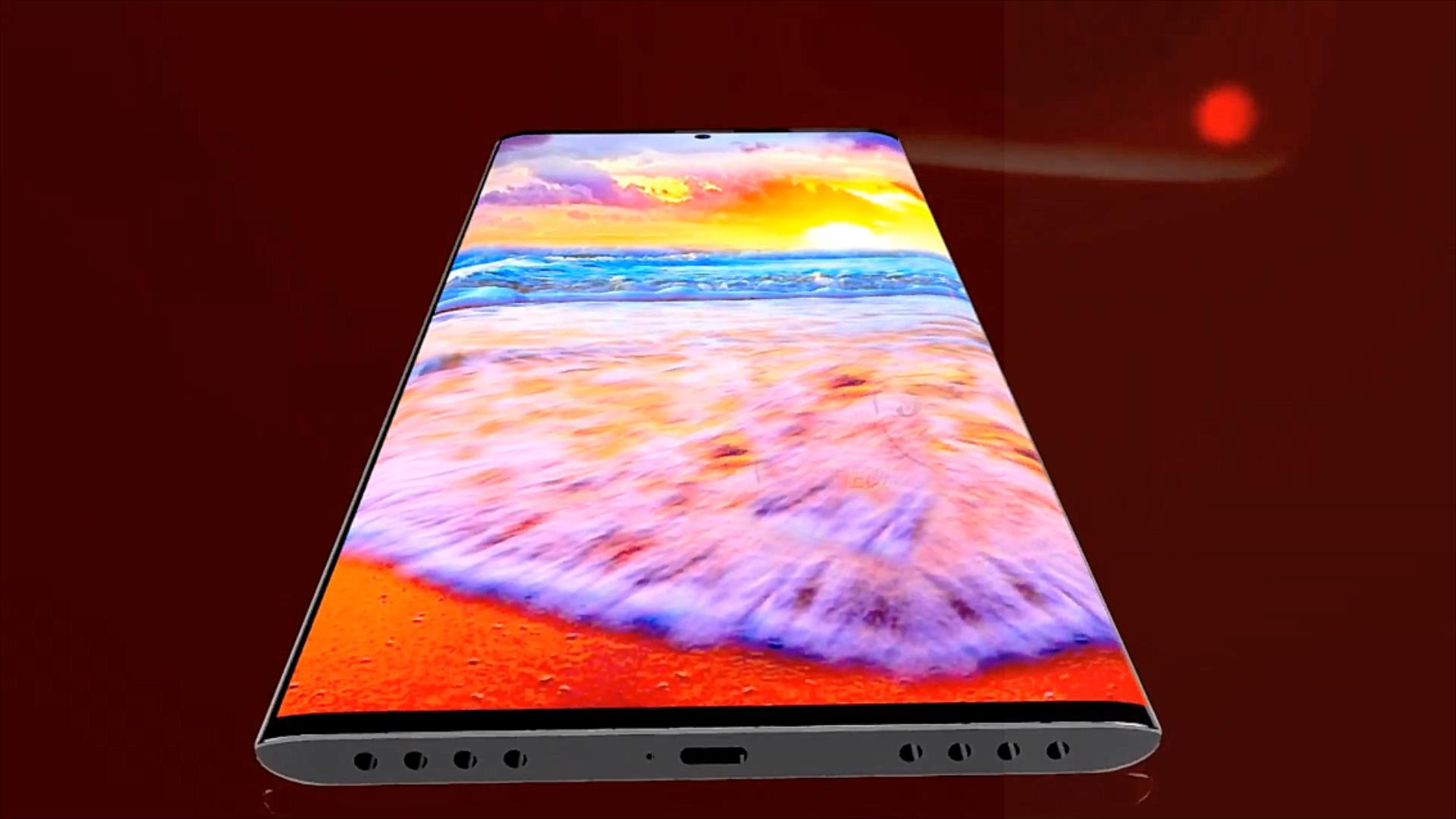 华为p50pro概念图:弧形曲面边框配打孔屏,屏占比超过95%