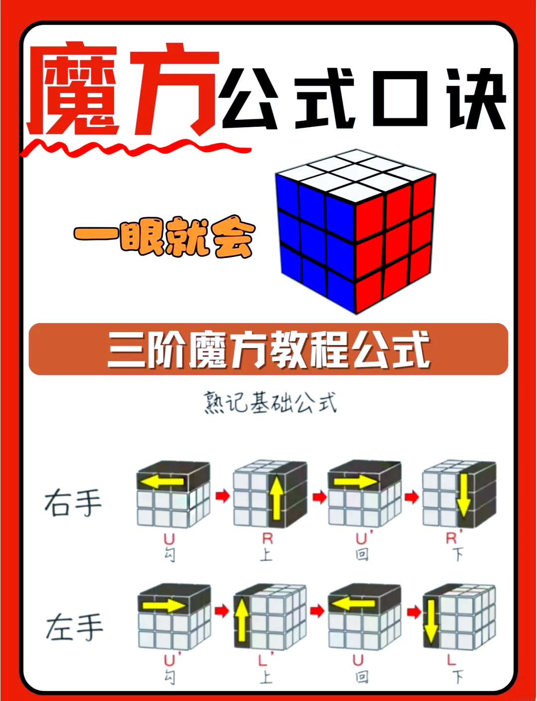 魔方三阶还原的多种方法详解