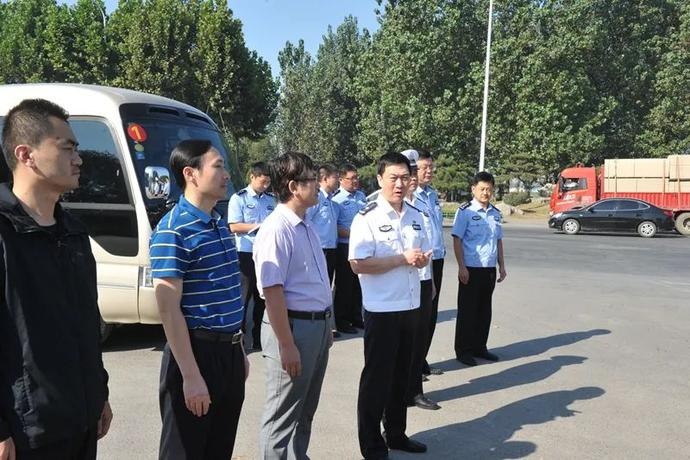 张大农同志到兰山区督导检查机动车污染防治联合执法工作