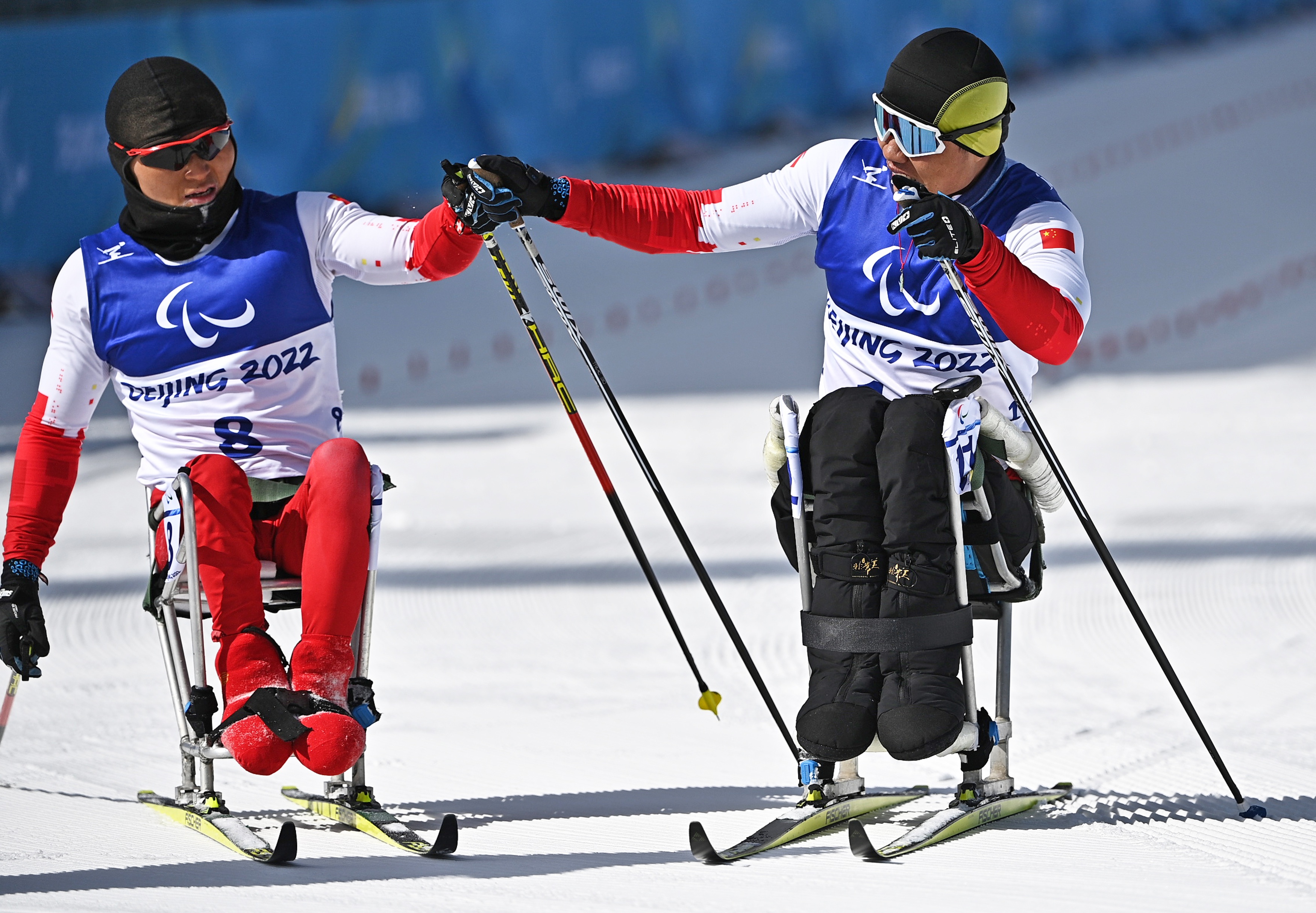 (北京冬残奥会)残奥越野滑雪——男子长距离(坐姿)赛况(5)