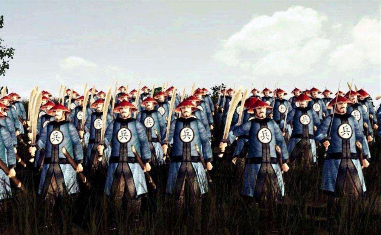 清朝军队衣服上的字:兵和勇,只是一字之差,却是天壤之别