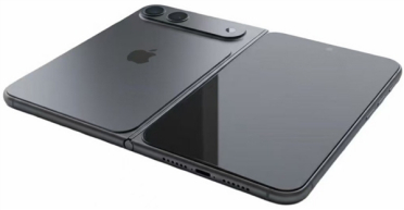 苹果首款折叠屏iPhone渲染图/尺寸出炉：阔折叠比例 内屏无任何开孔