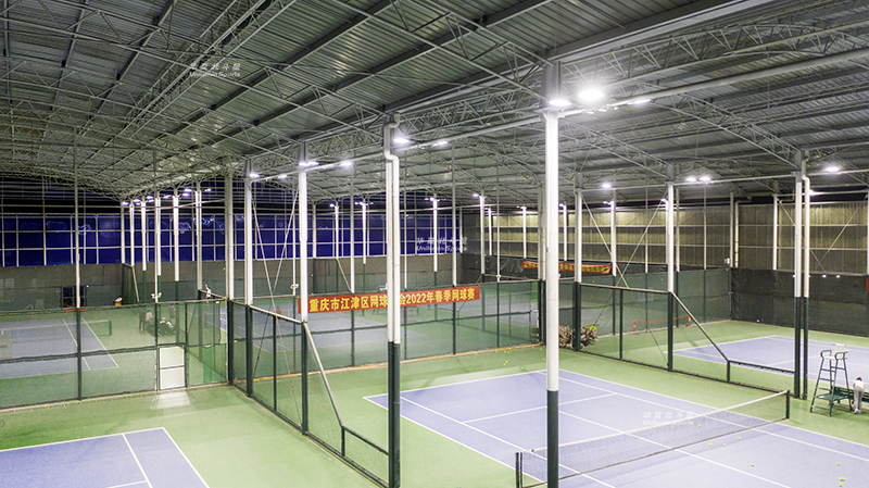 网球场馆照明led灯光设计,大空间照明用什么灯比较好