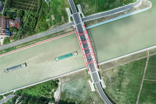 千吨级船舶可从杭州直达钱塘江,京杭运河杭州段二通道建成通航!